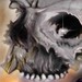 Skull painting with rose Original Art Design Thumbnail
