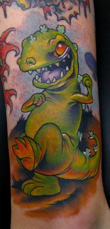 Scotty Munster - Reptar Tattoo