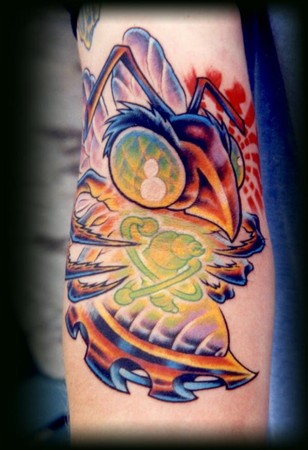 Tattoos - Sean Peters - Fly Tattoo