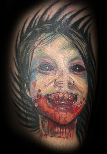 zombie girl tattoo. Zombie Girl