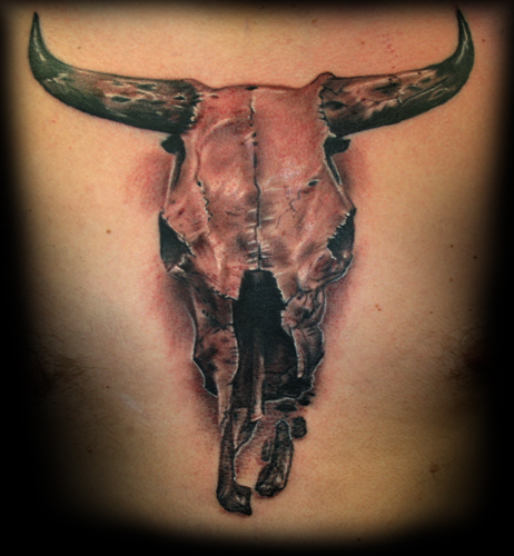Secret Lake Tattoos Tattoos Nature Animal Bull Bull skull