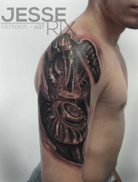 Jesse Rix - Bio Mechanical Tattoo