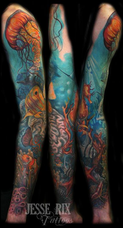 Sleeve Tattoo Ocean