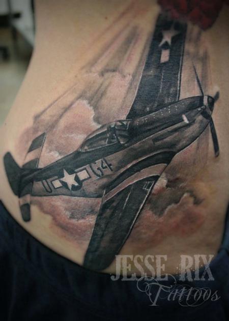 Jesse Rix p52 mustang tattoo