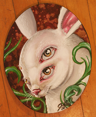 Tattoos - four eyed rabbit - 33159
