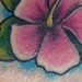 Tattoos - Small cartoon hibiscus - 40463