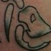 Tattoos - Bermuda fish skeleton - 40464