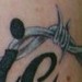 Tattoos - Name w/barbed wire - 40458