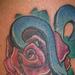Tattoos - rose and virgo symbol - 63293