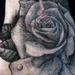 rose on hand Tattoo Thumbnail