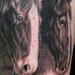 Tattoos - black and gray horse tits - 49975