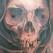 Tattoos - joey's zombie skull leg - 45980