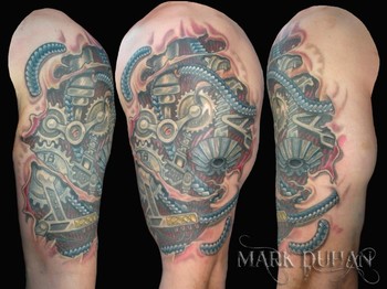 Mechanic Arm Tattoo
