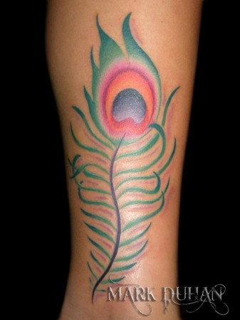 Looking for unique Mark Duhan Tattoos PEACOCK FEATHER