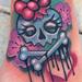 CUTE GIRLY SKULL Tattoo Thumbnail