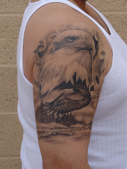 american bald eagle composition by robert pho tattoonow american bald eagle composition by robert pho tattoonow