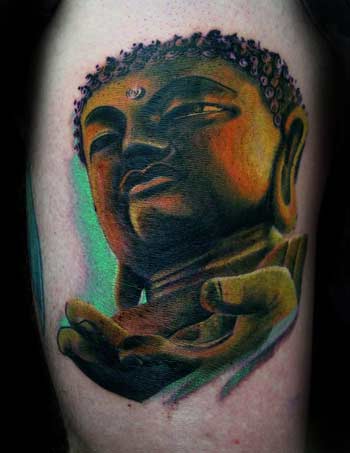 Tattoos Ethnic Tibetan tattoos Buddha Hand click to view large image