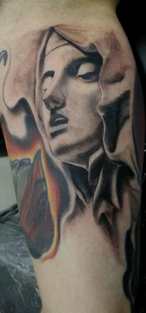 Tattoos - Bernini's Saint Teresa on Ecstasies 