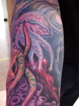 Dan Plumley - work in progress pirate sleeve