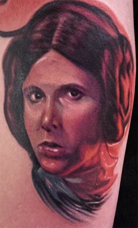 Dan Plumley - work in progress of starwars sleeve