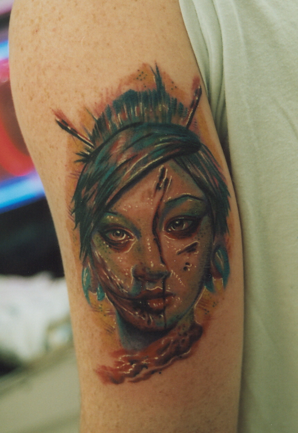 Dan Plumley - zombie girl on shop apprentice