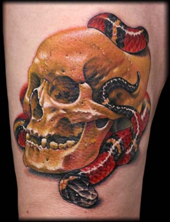 Custom Tattoos on Tattoos Original Art Tattoos Skull Tattoos Realistic Tattoos Custom