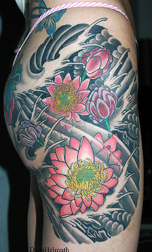 Tattoos Tattoos Traditional Japanese water lilies