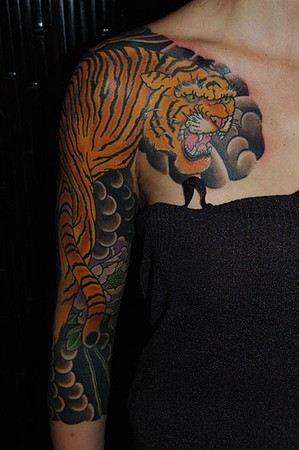 Tiger Tattoo Asian