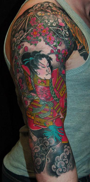 Tattoos - samurai at fuji in spring - 128946