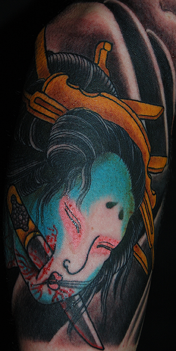 Tattoos - Severed Head tattoos - untitled