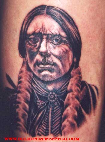 Tattoos - Ethnic Native American tattoos - quannah parker