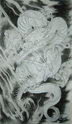 Art Galleries - Dana Helmuth - white dragon