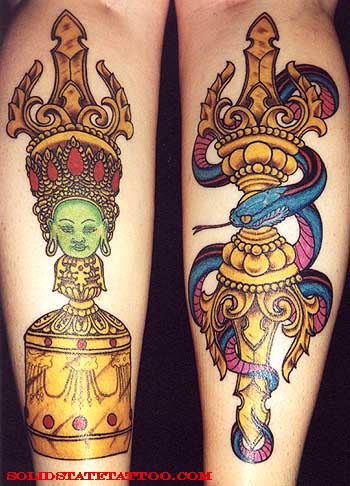 Looking for unique  Tattoos? vajra and bell