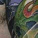 tattoo galleries/ - skull snake and lotus - 34188