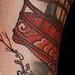 tattoo galleries/ - sakura blossoms and branches, open birdcage, three swallows - 59144