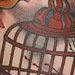 tattoos/ - open birdcage, three swallows, sakura blossoms and branches - 59145