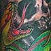 tattoo galleries/ - snake and skull tattoo - 16740