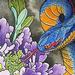 Tattoos - snake and peonies - 70047