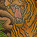 tattoo galleries/ - two tiger sleeve with clouds rocks and bamboo