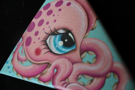 Tattoos - Pink octopus - 62874