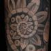 tattoo galleries/ - Maya indian theme- black/grey - 64761