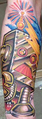 Looking for unique  Tattoos? Robot Sleeve (in progress)