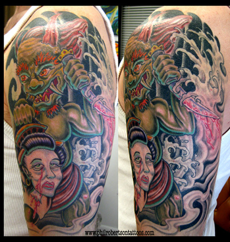 Looking for unique Oddities tattoos Tattoos?  Oni