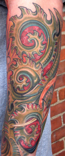 Looking for unique  Tattoos? bio circuitry mech