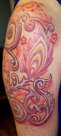 Phil Robertson - Ornamental arm tattoo