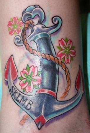 Anchor Tattoo on Off The Map Tattoo   Tattoos   Phil Robertson