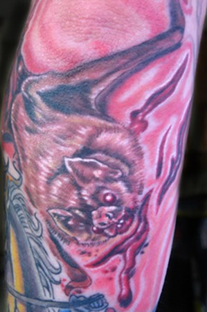 Looking for unique  Tattoos? Vampire bat tattoo