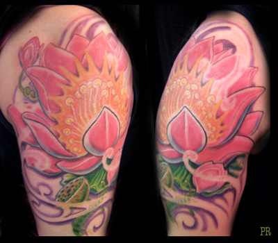 Phil Robertson - Lotus Blossom tattoo
