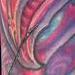 tattoo galleries/ - Flower and bio mech sleeve tattoo