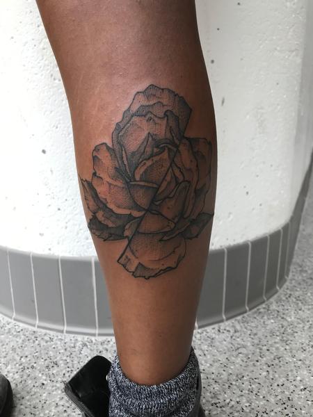 Tattoos - Split Rose - 133509
